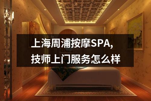 上海周浦按摩SPA,技师上门服务怎么样