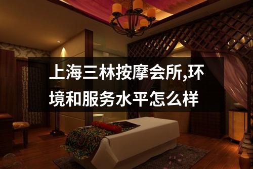 上海三林按摩会所,环境和服务水平怎么样