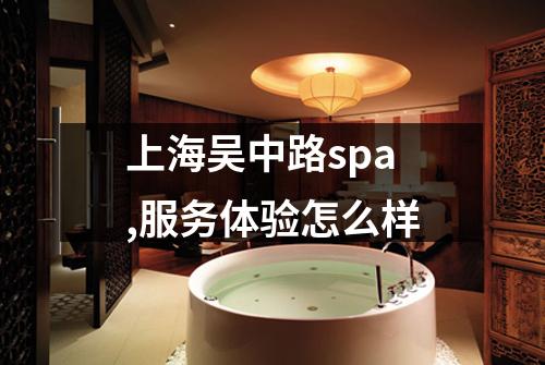 上海吴中路spa,服务体验怎么样