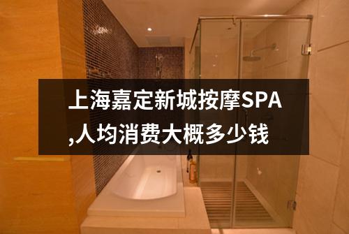 上海嘉定新城按摩SPA,人均消费大概多少钱