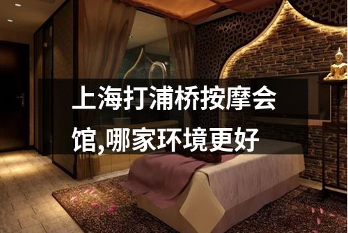 上海打浦桥按摩会馆,哪家环境更好