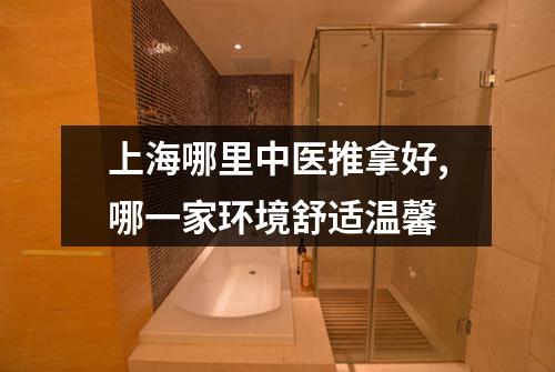 上海哪里中医推拿好,哪一家环境舒适温馨