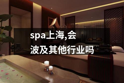 spa上海,会波及其他行业吗