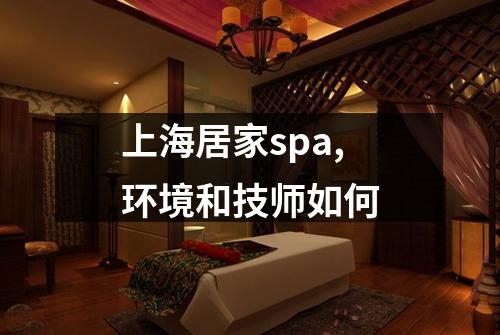 上海居家spa,环境和技师如何