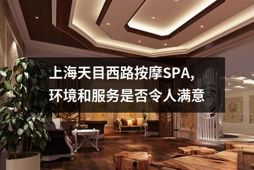 上海天目西路按摩SPA,环境和服务是否令人满意