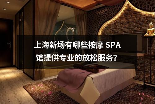 上海新场有哪些按摩 SPA 馆提供专业的放松服务？