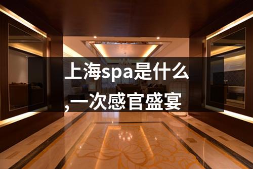上海spa是什么,一次感官盛宴