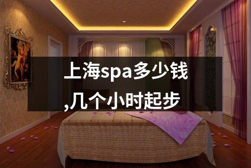 上海spa多少钱,几个小时起步