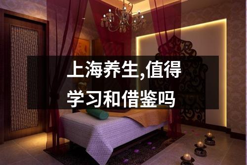 上海养生,值得学习和借鉴吗