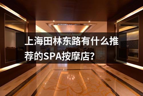 上海田林东路有什么推荐的SPA按摩店？