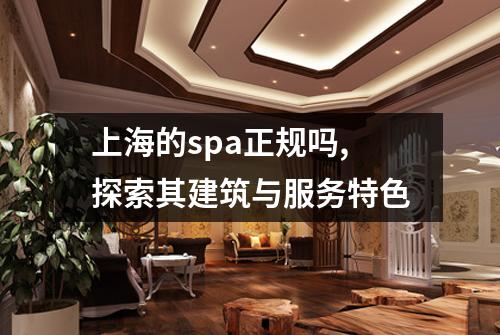 上海的spa正规吗,探索其建筑与服务特色