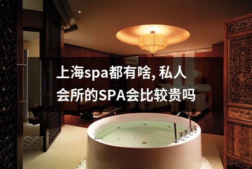 上海spa都有啥, 私人会所的SPA会比较贵吗