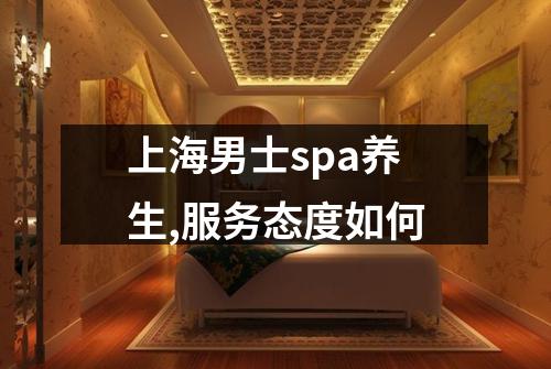 上海男士spa养生,服务态度如何