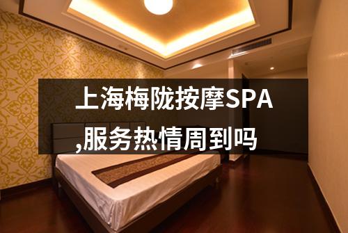 上海梅陇按摩SPA,服务热情周到吗