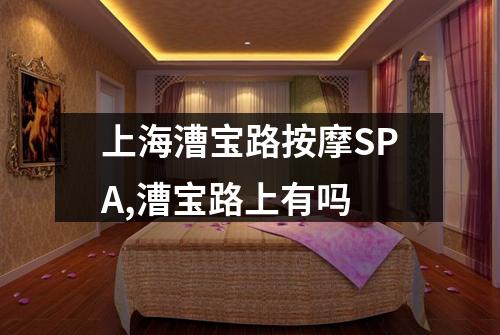 上海漕宝路按摩SPA,漕宝路上有吗
